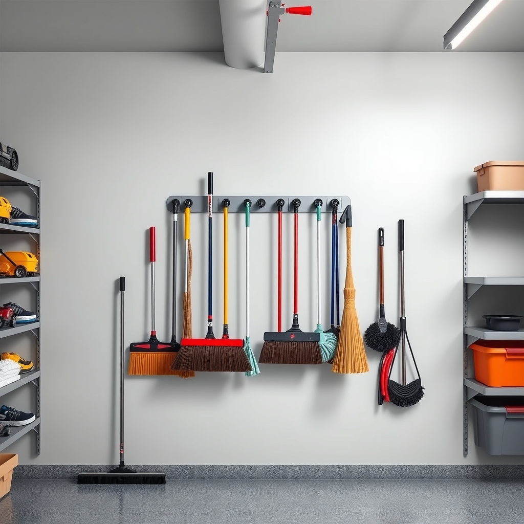 broom holder product view
