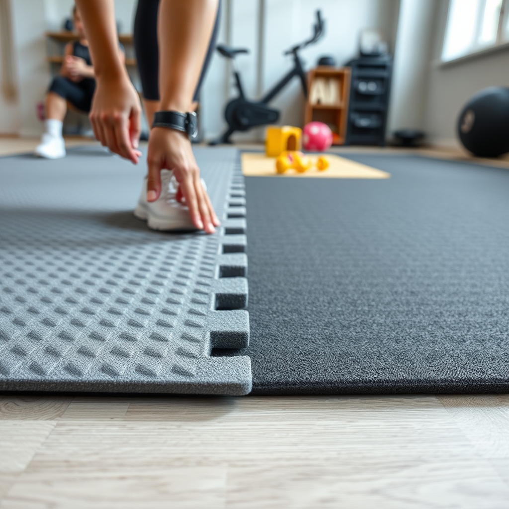 exercise mat in action
