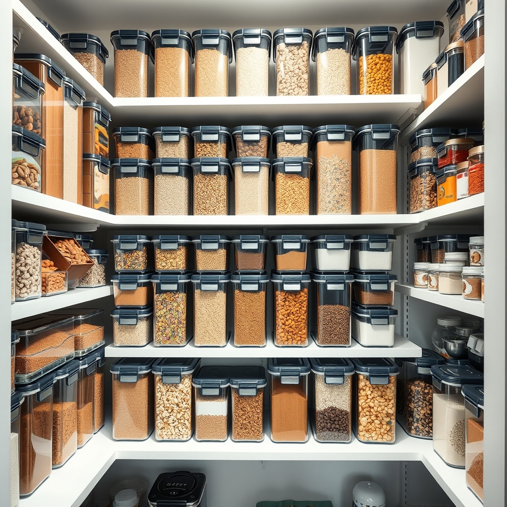 airtight containers in action