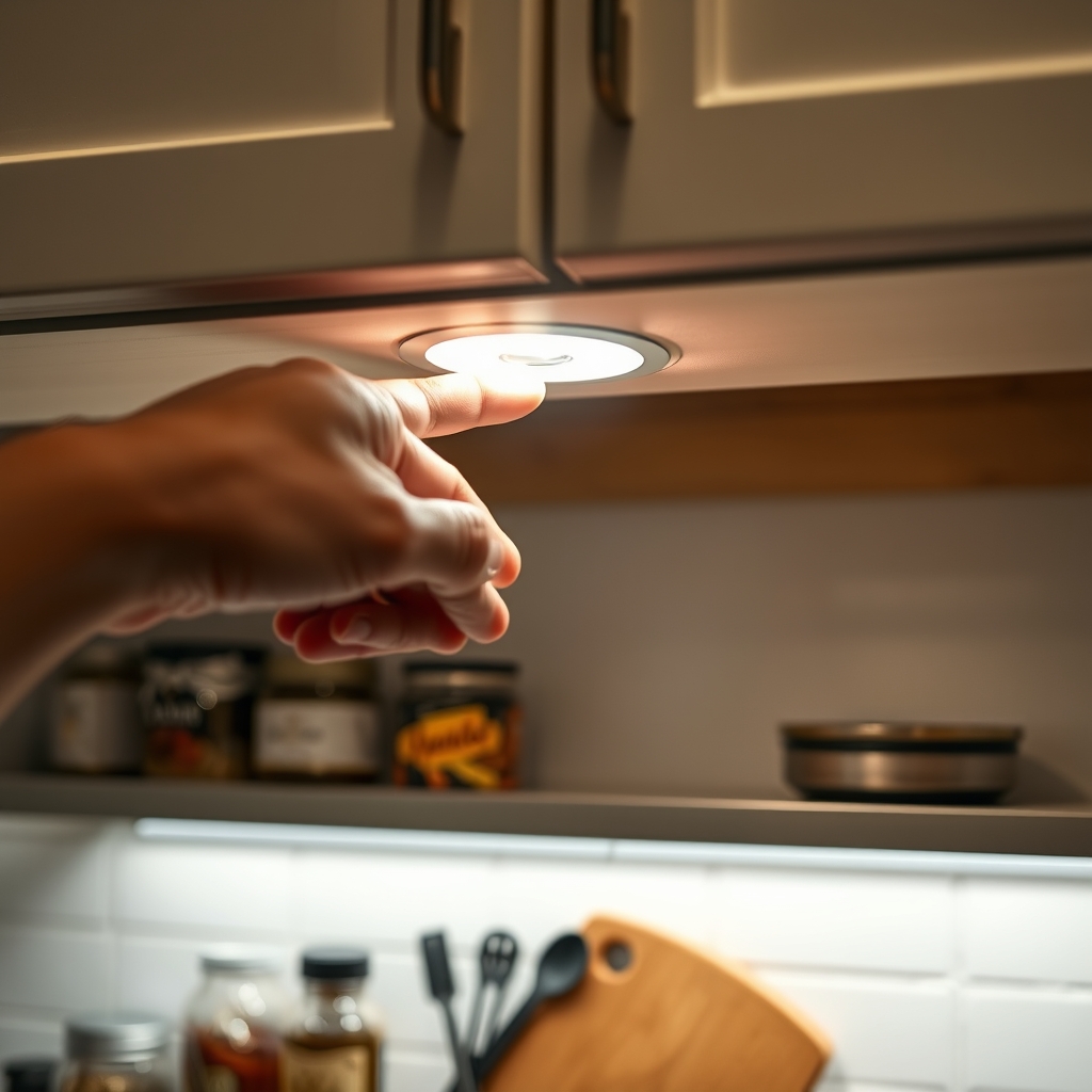wireless taplights in action