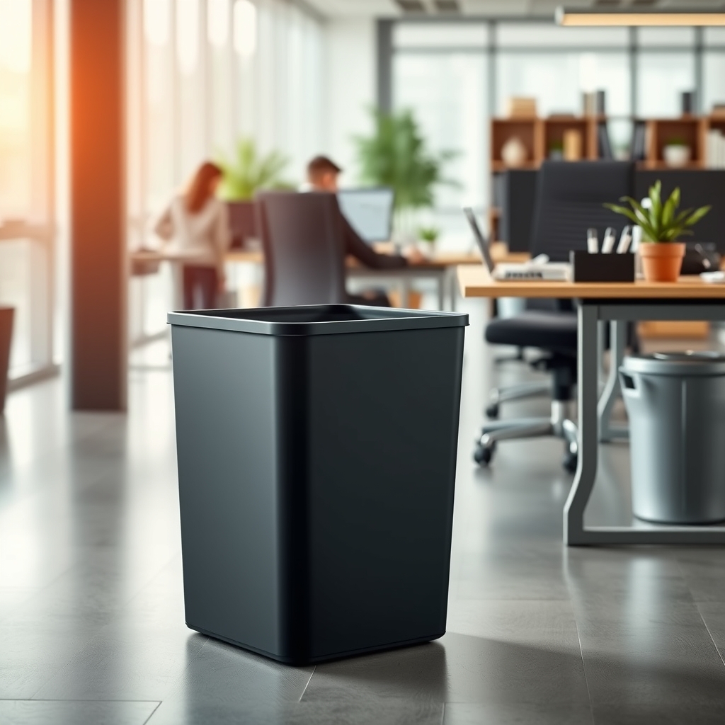 office wastebasket product view